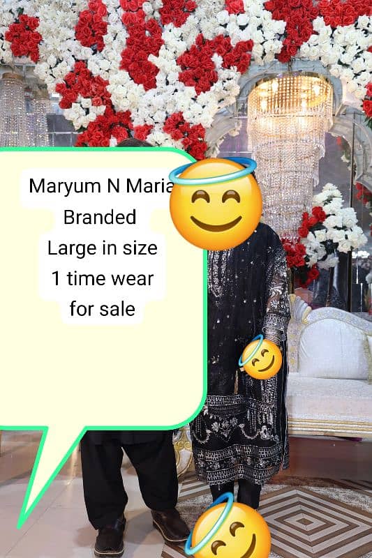 Maryum N Maria Black Suit | large Size | branded suit| black dress 0