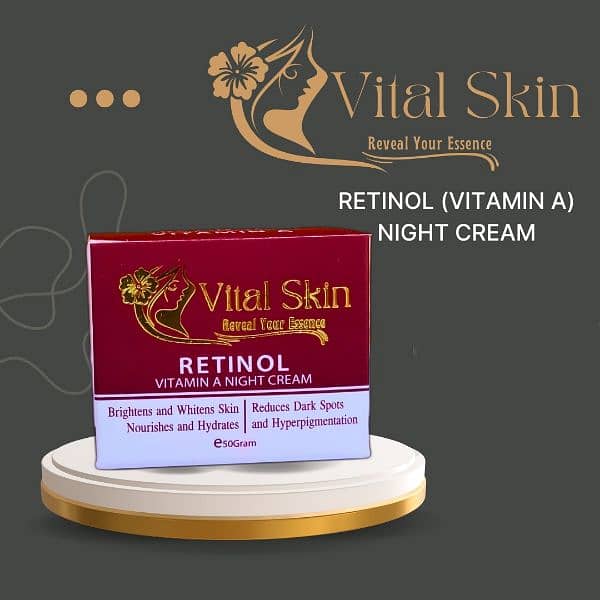 Vital Skin Retinol Night Cream Reveal ( Bulk available for reseller ) 3