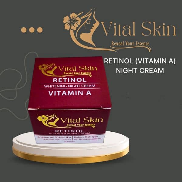 Vital Skin Retinol Night Cream Reveal ( Bulk available for reseller ) 4