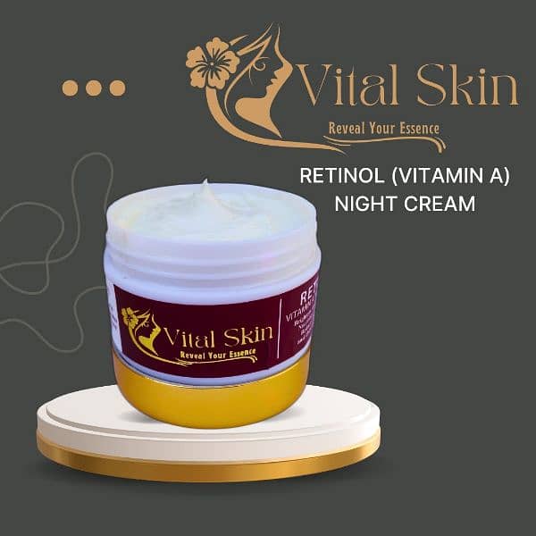 Vital Skin Retinol Night Cream Reveal ( Bulk available for reseller ) 5