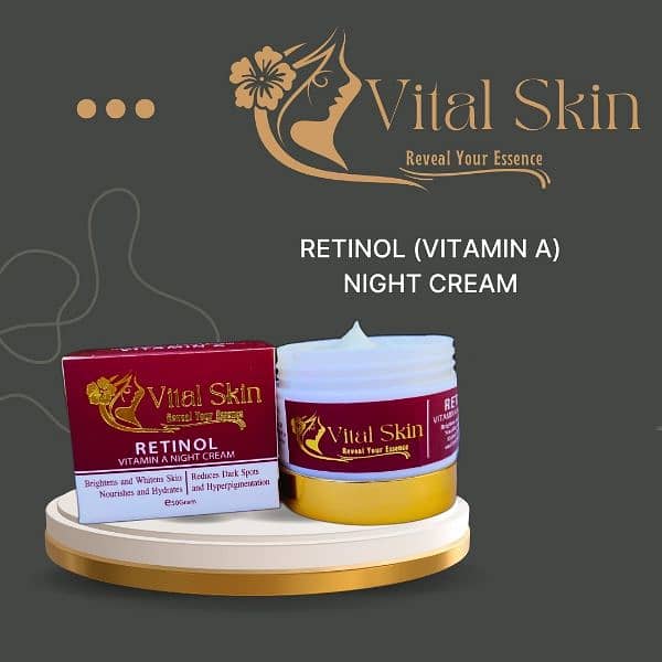 Vital Skin Retinol Night Cream Reveal ( Bulk available for reseller ) 6