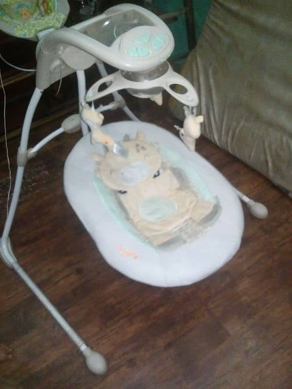 automatic swing jhula for newborn baby 4