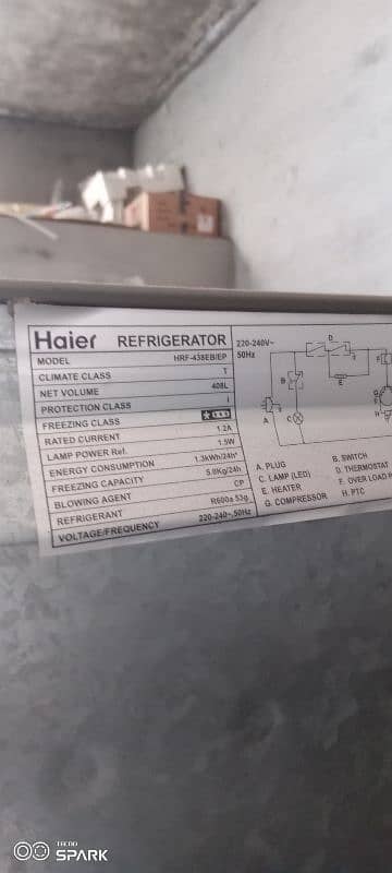 Haier Refrigerator 18 cub ft full size 2