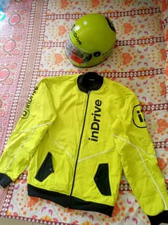 Indrive bike helmet and jacket brand new