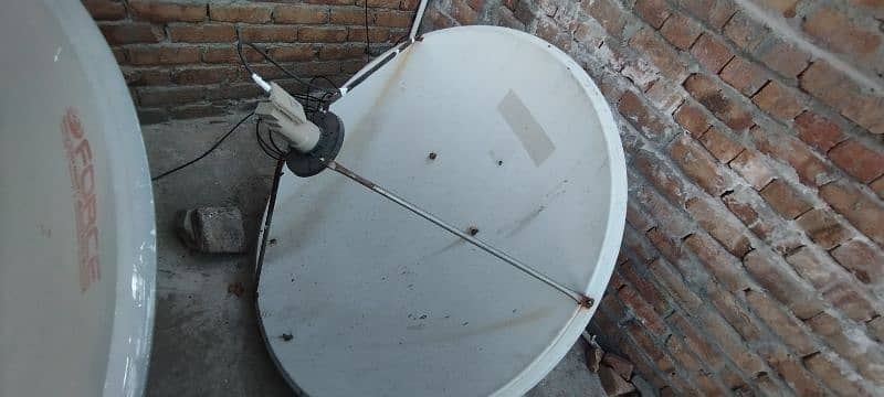 Complete Dish System( Receiver + 2 Antenna 5 ft and 4 ft + LNB) 8