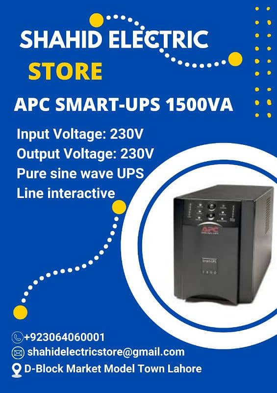 ONLINE  UPS SURT 3000XLI ,5kva,6kva ,10kva ,20KVA  , Lithium battery 3