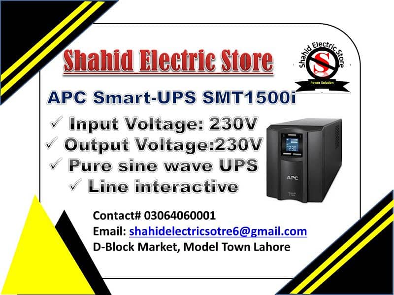 ONLINE  UPS SURT 3000XLI ,5kva,6kva ,10kva ,20KVA  , Lithium battery 5