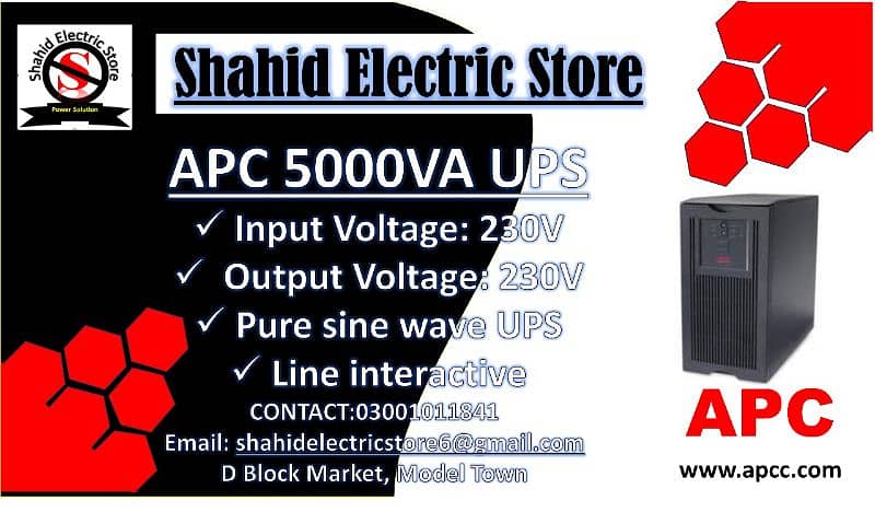 ONLINE  UPS SURT 3000XLI ,5kva,6kva ,10kva ,20KVA  , Lithium battery 9