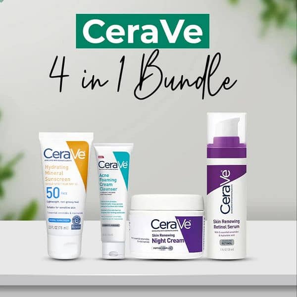 CeraVe 4 In 1 Skincare Bundle 1