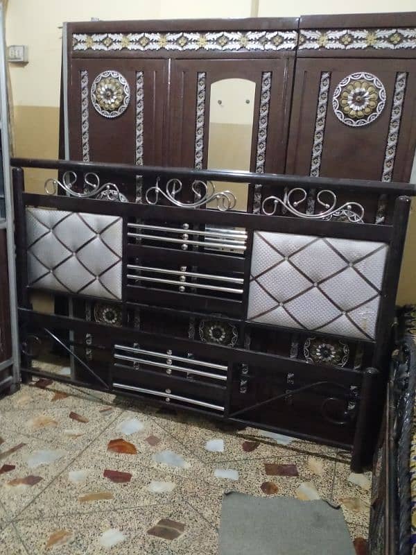 iron bedroom set without mattress in lalukhet 03112332537 8