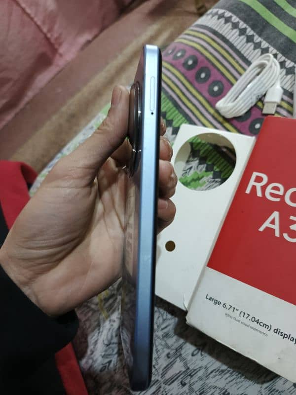 redmi a3 full box 3 month use 4/128 2