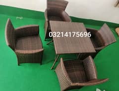 OUTDOOR GARDEN RATTAN UPVC FURNITURE SOFA SET CHAIRS TABLE UMBRELLA