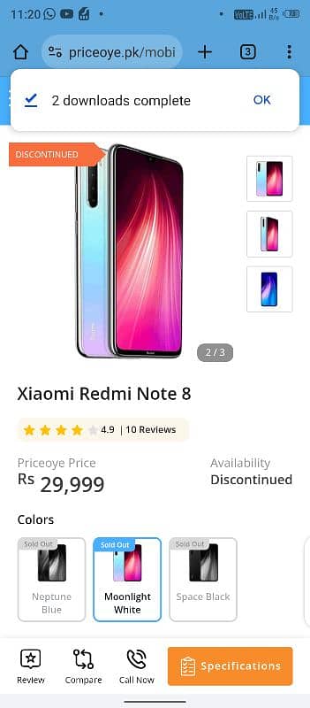 redmi note 8 4 64 penel change all ok 2