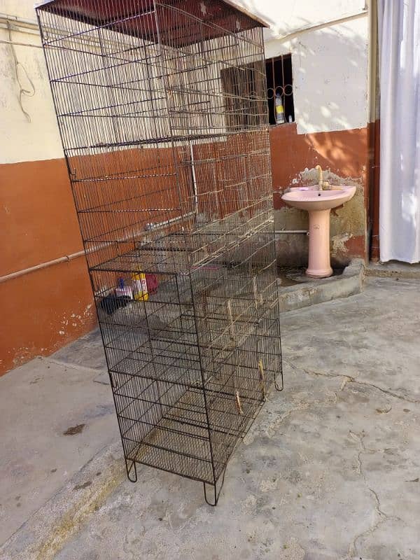 Birds and hens cage in metal for sell. 1