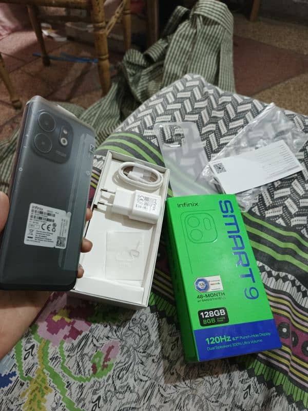 infinix smart 9 8/128 non active box pack 1