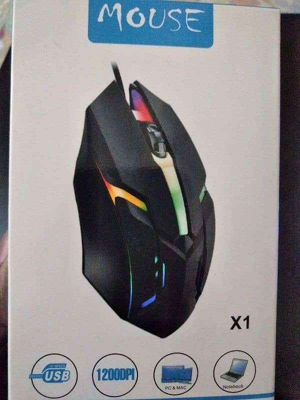 Full Box Pack Gaming Mouse For Sale Contact: 03340954460 ( Whatsapp ) 9