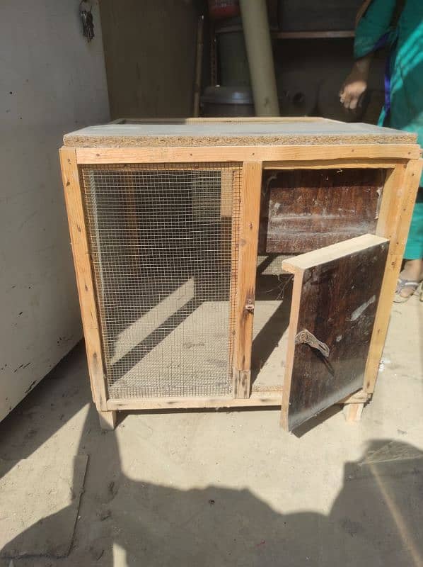 Handmade Wooden Hen Cage – Sturdy & Affordable 1