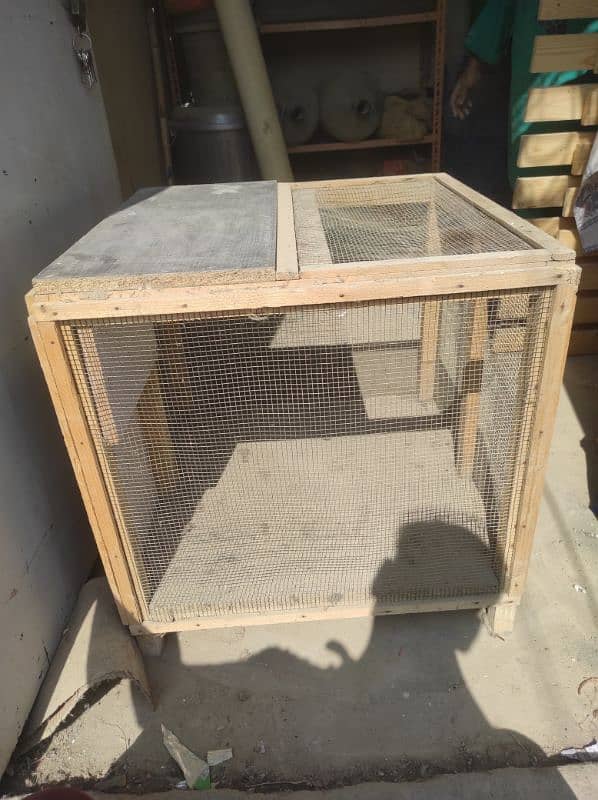 Handmade Wooden Hen Cage – Sturdy & Affordable 2