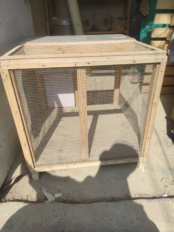 Handmade Wooden Hen Cage – Sturdy & Affordable 3