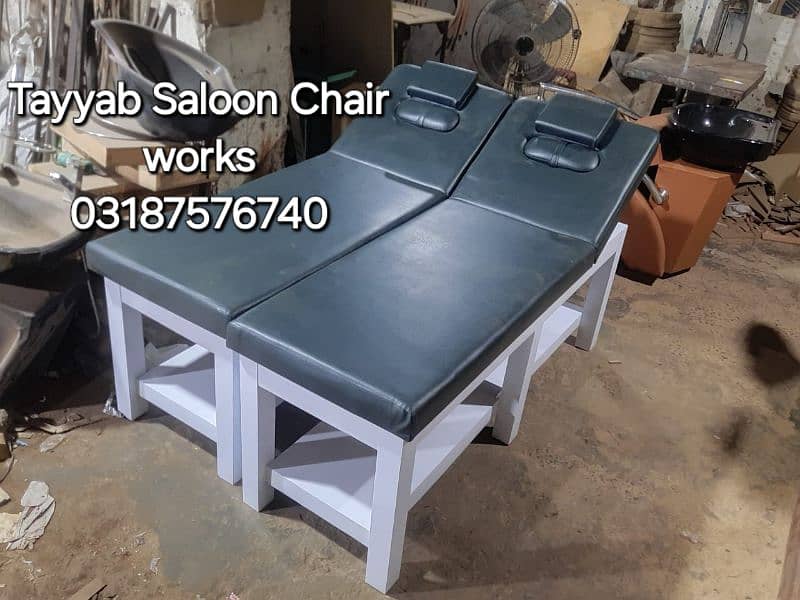 Facial Bed/ParlourChair/Hair Wash Unit/Pedicure/Salon Chair/Trolley 5