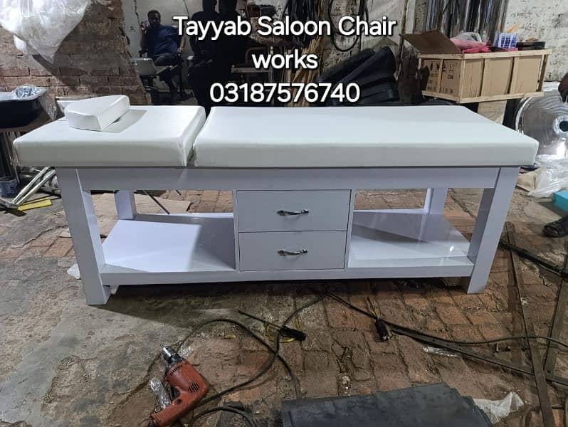 Facial Bed/ParlourChair/Hair Wash Unit/Pedicure/Salon Chair/Trolley 10