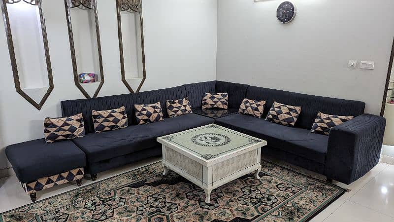 L shaped Sofa Set - 8 Seater 0