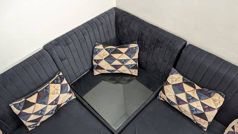 L shaped Sofa Set 5