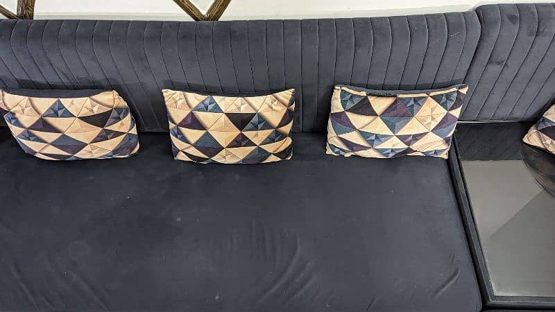 L shaped Sofa Set 6