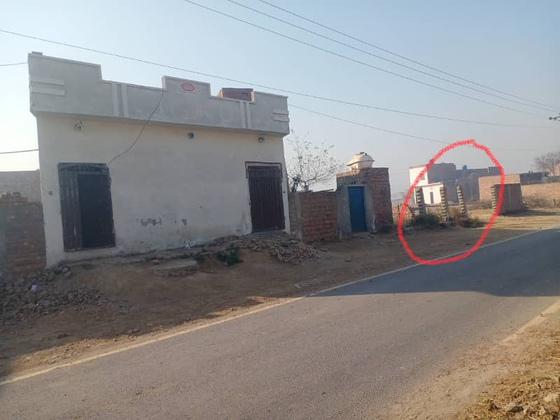 5 Marla corner commercial Plot for sale kahna nau near ferozpur road and new defence road Lahore 0