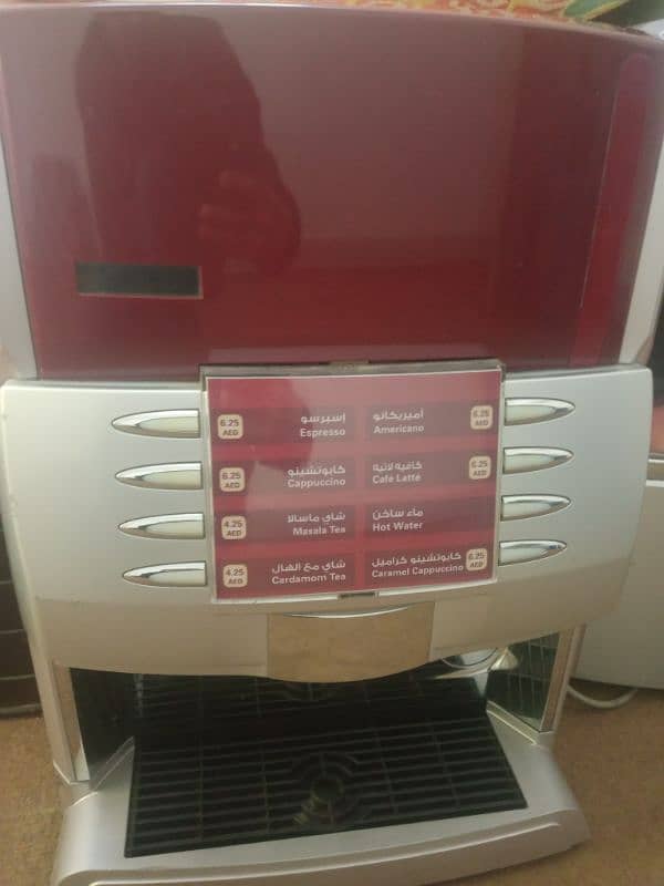 Italian coffees and tea machine. 1