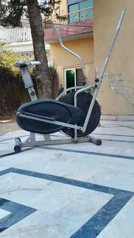 Elliptical cycle exercise machine treadmill runner gym Air bike 1