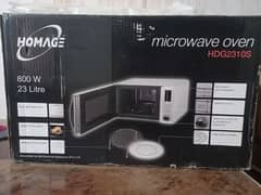 Title: Homage HDG-2310S Microwave Oven for Sale – Excellent Condition!