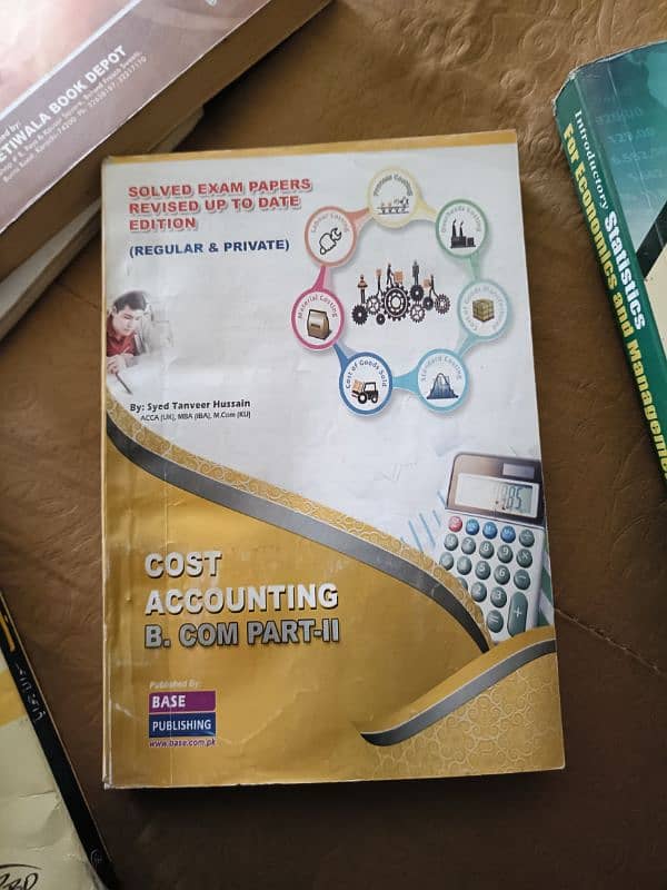 BCom urdu, business law, cost accounting and stats books / notes 1