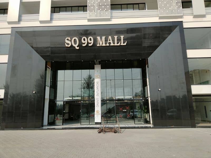 877 Sq Ft Ground Floor Brand  Shop For Rent SQ 99 Mall Bahria Lahore 7