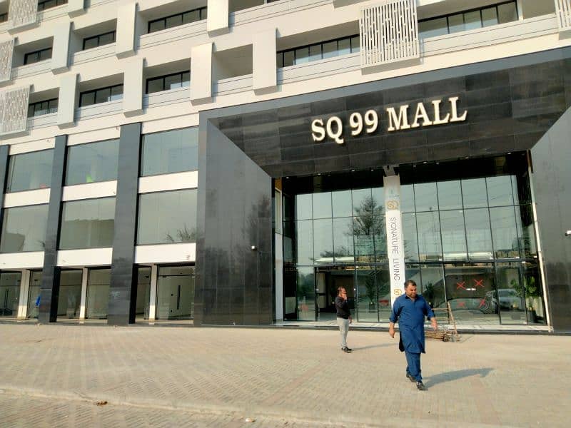 877 Sq Ft Ground Floor Brand  Shop For Rent SQ 99 Mall Bahria Lahore 8