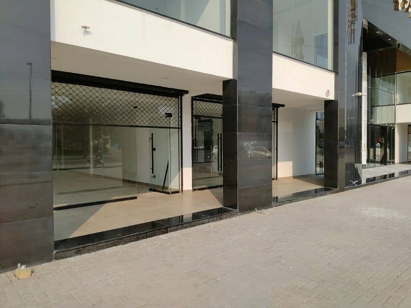 877 Sq Ft Ground Floor Brand  Shop For Rent SQ 99 Mall Bahria Lahore 11