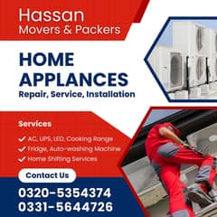 Ac Fridge Gas filling Geyser Ovens Washing machine Repair Installatio