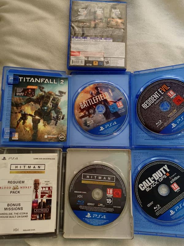 PS4 Games all working, 5 titles 1