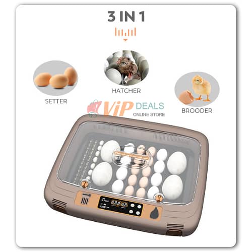 HHD 56 Eggs Fully Automatic AC+DC Incubator Wholesale Rate 0