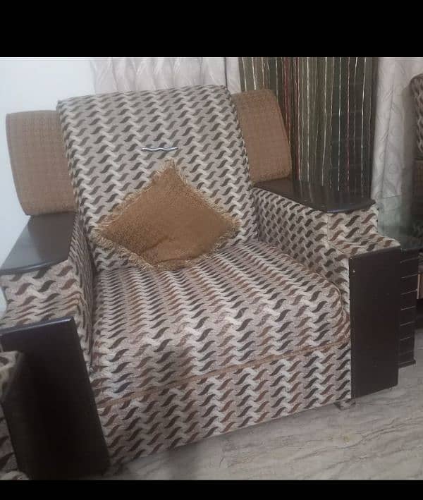 7 seater sofa set with one centre table 2