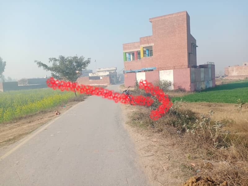 4.5 Marla commercial Plot front 40ft kahna nau near ferozpur road and new defence road Lahore 0