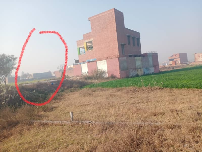 4.5 Marla commercial Plot front 40ft kahna nau near ferozpur road and new defence road Lahore 2