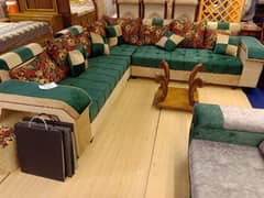 Lshap sofa 7 seater headrest style