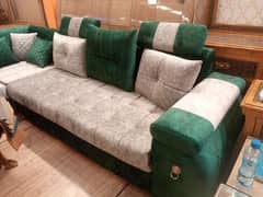 Lshap sofa 7 seater headrest style