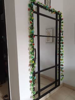 72 inches × 36 inches big iron frame mirror