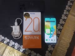 Tecno spark 20c 4gb 128gb complete Saman