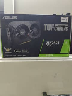 ASUS tuf gtx 1660ti available for sale with box fresh imported.