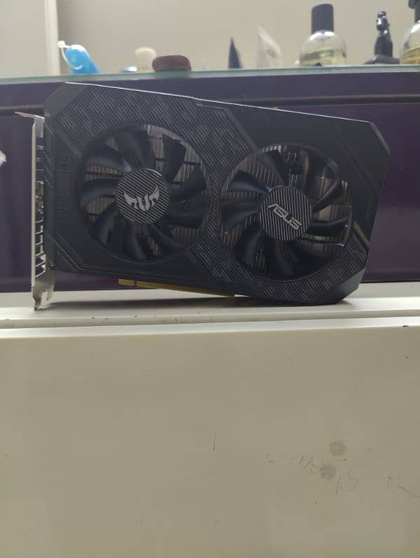 ASUS tuf gtx 1660ti available for sale with box fresh imported. 1