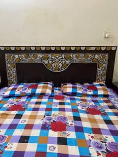 bed set for urgent sale 03259451247