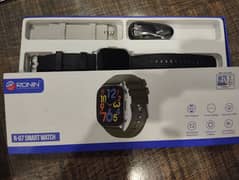 R-07 Smart Watch With Gray and Black straps